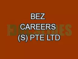 BEZ CAREERS (S) PTE LTD