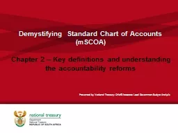 Demystifying Standard Chart of Accounts