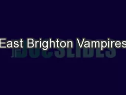 East Brighton Vampires
