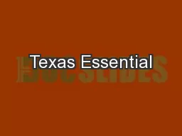 Texas Essential