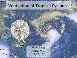 Ventilation of Tropical Cyclones