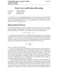 G Topics in Computer Graphics Lecture  Geometric Model