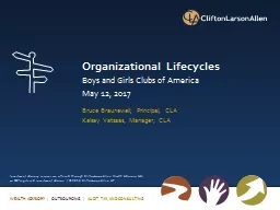 Organizational Lifecycles