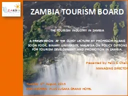 ZAMBIA TOURISM BOARD