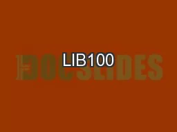 LIB100