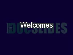 Welcomes