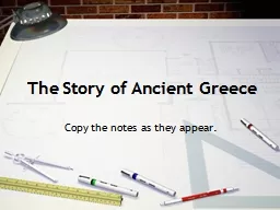 The Story of Ancient Greece