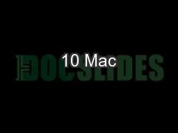 10 Mac