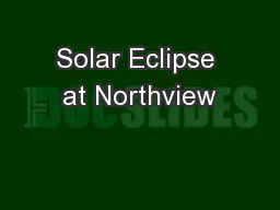 Solar Eclipse at Northview