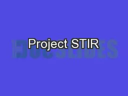 Project STIR