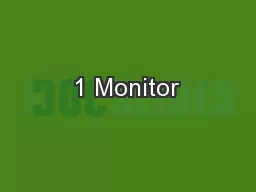 1 Monitor