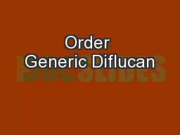 Order Generic Diflucan