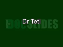 Dr Teti