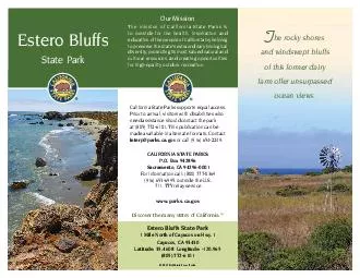 Estero Bluffs State Park Our Mission The mission of Ca