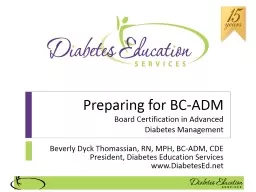 Preparing for BC-ADM
