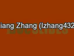Liang Zhang (lzhang432)