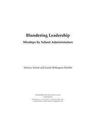 Blundering Leadership Missteps by School Administrator