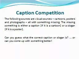 Caption Competition