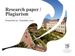 Research paper / Plagiarism