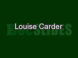 Louise Carder