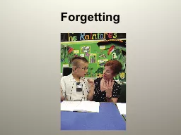 Forgetting
