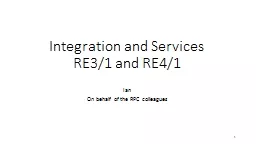 Integration and Services