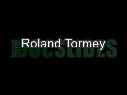 Roland Tormey