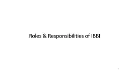 The Insolvency and Bankruptcy Board of India (IBBI)