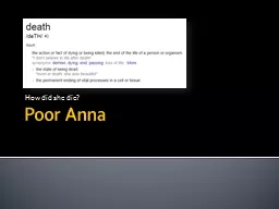 Poor Anna