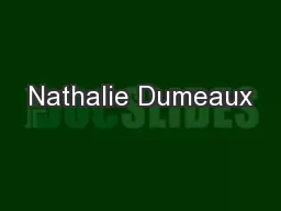 Nathalie Dumeaux