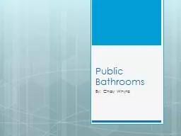 Public Bathrooms