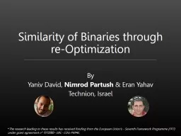 Similarity of Binaries through