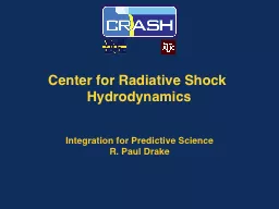 Center for Radiative Shock Hydrodynamics
