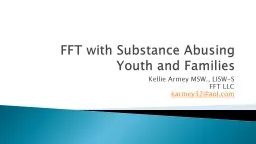 FFT with Substance Abusing Youth and Families