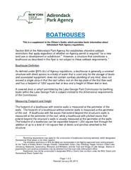 Page of Revised January   BOATHOUSES This is a supplem