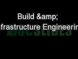 Build & Infrastructure Engineering