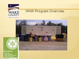 HHW Program – Paint Recycling