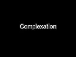 Complexation