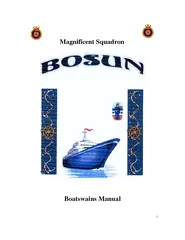 Magnificent Squadron Boatswains Manual  updated June