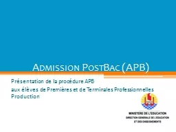 Admission PostBac (APB)