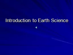 Introduction to Earth Science