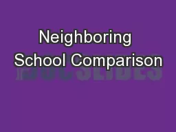 Neighboring School Comparison
