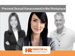 Prevent Sexual Harassment in the Workplace