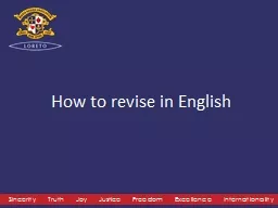 How to revise in English