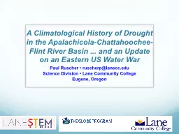 A Climatological History of Drought in the
