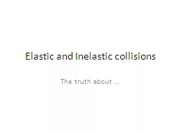 Elastic and Inelastic collisions