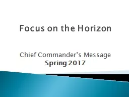 Chief   Commander’s   Message