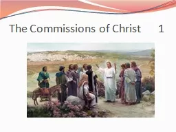 The Commissions of Christ