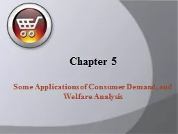 Chapter 5 Some Applications of Consumer