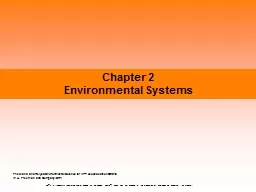 Chapter  2 Environmental Systems
